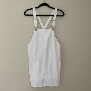 White PacSun overall dress